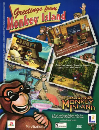 Escape from Monkey Island Magazine Advertisement