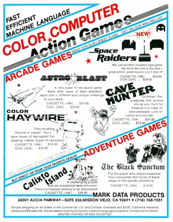 Cave Hunter Magazine Advertisement