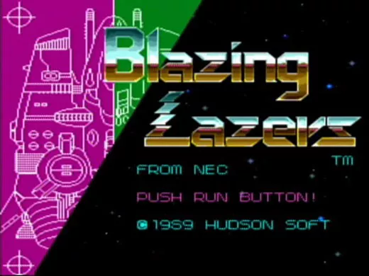 Blazing Lazers Screenshot