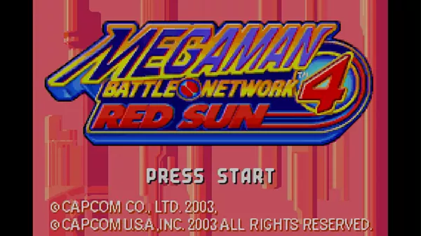 Mega Man Battle Network 4: Red Sun Screenshot