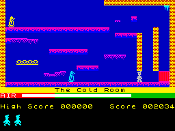 Manic Miner ZX Spectrum The Cold Room