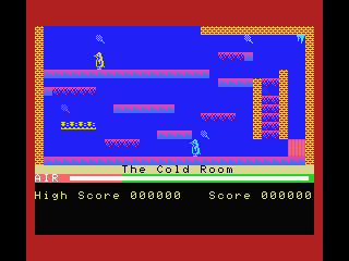 Manic Miner MSX Cold Room
