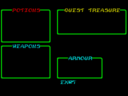 HeroQuest ZX Spectrum Hanging on to nothing at the start