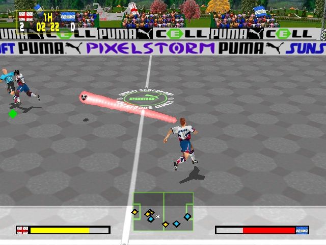 materno cebra toca el piano Puma Street Soccer Screenshots for PlayStation - MobyGames