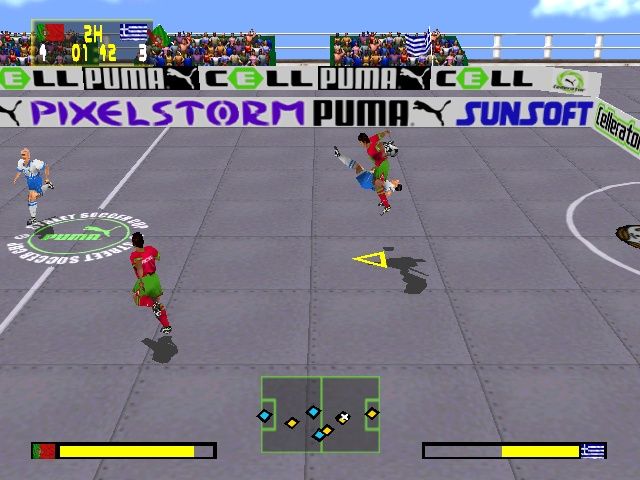 materno cebra toca el piano Puma Street Soccer Screenshots for PlayStation - MobyGames
