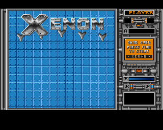 Xenon Amiga Title Screen