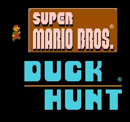 Mario Duck Hunt title screen