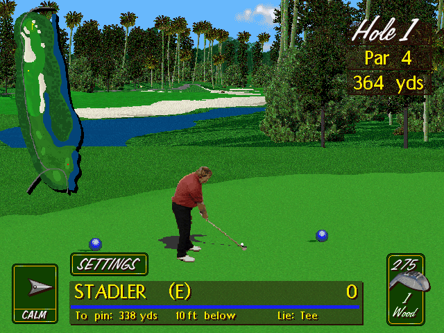 pga tour golf computer game