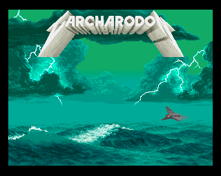 Carcharodon: White Sharks Amiga The high-score background screen.