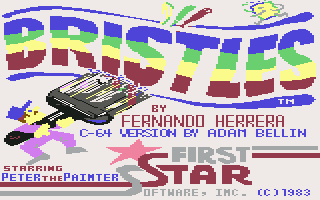 Bristles Commodore 64 Loading screen (English)