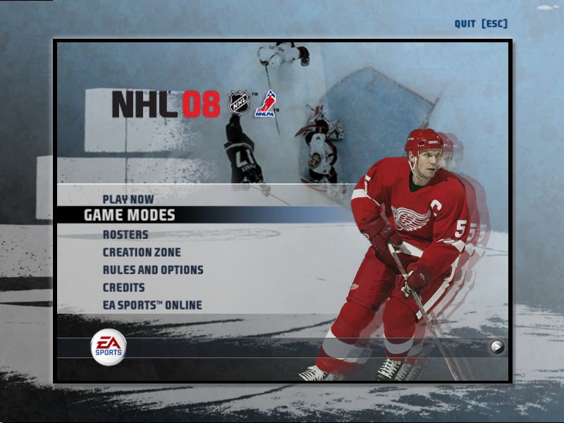 NHL 08 Screenshots for Windows - MobyGames
