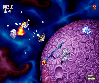 Super Stardust Amiga The little (G) is a pickup. Get them for additional points and powerups.