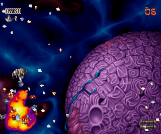 Super Stardust Amiga Killed the boss!