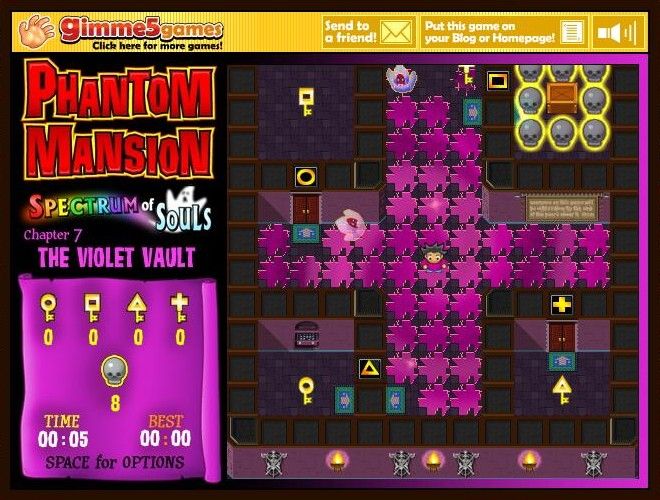Help Hector trec through more creepy rooms in part seven of Phantom Mansion! #HalloweenGames