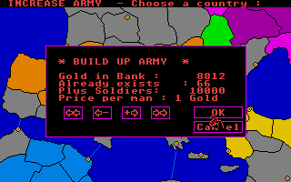 Caesar Atari ST Building an army