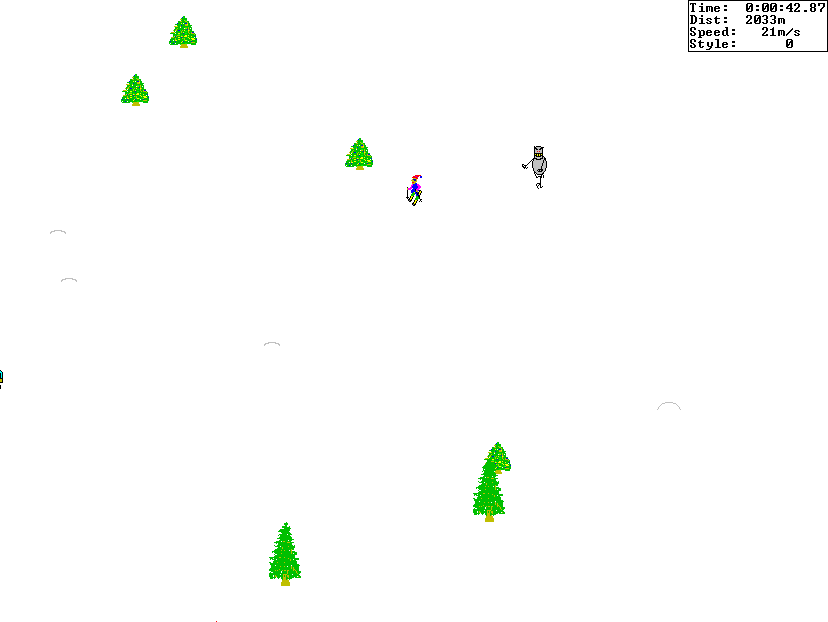 378683-skifree-windows-screenshot-chased-by-the-snow-monster.png
