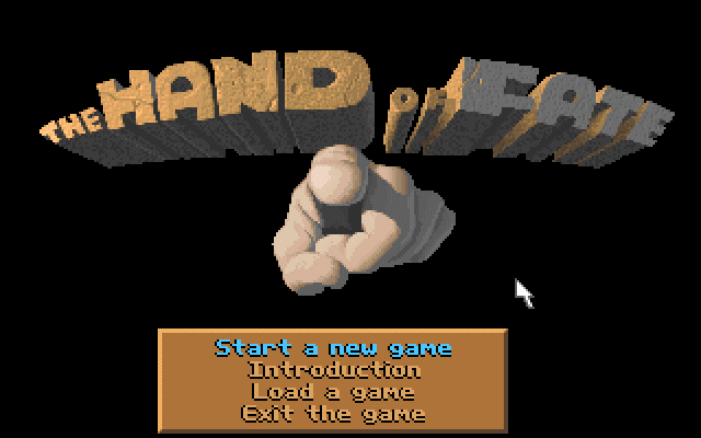 The legend of Kyrandia 2 : the hand of fate sur PC 4458-the-legend-of-kyrandia-hand-of-fate-dos-screenshot-main-menu