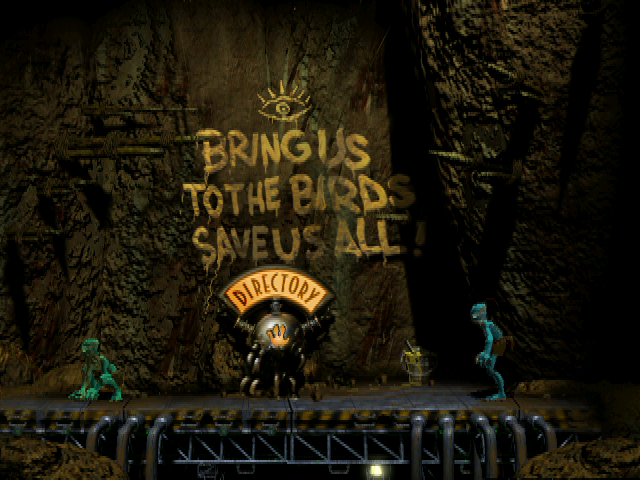 Oddworld: Abe's Oddysee DOS Your heroic mission: rescue Mudokons...
