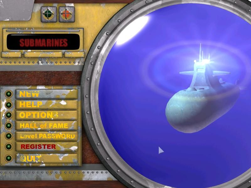 SubmarineS Windows Main menu