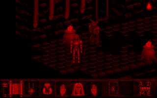 Tower of Souls DOS One attack spells colours the environment in red for a few seconds.