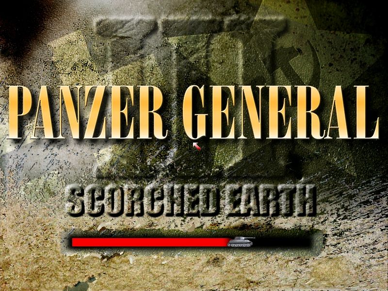 Panzer General III: Scorched Earth Windows Title loading screen