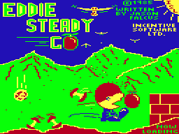 Eddie Steady Go! Dragon 32/64 Title screen
