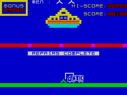 Invasion Force ZX Spectrum The Artic truck comes for repairs