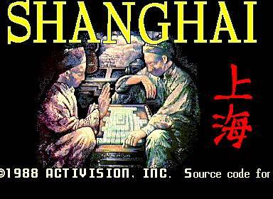 Shanghai Arcade Title Screen.