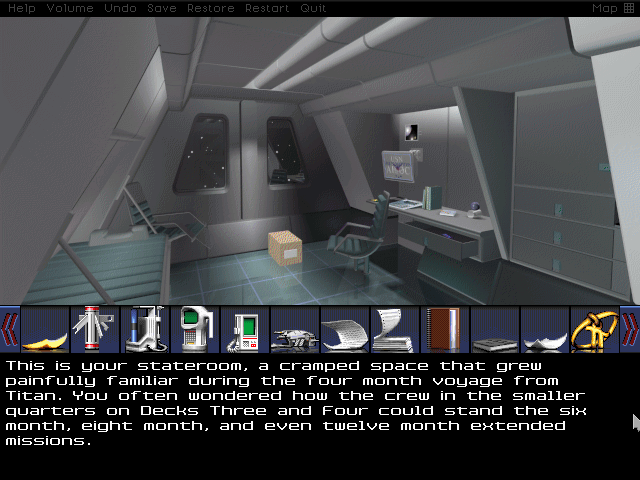 Mission Critical [PC] 7266-mission-critical-dos-screenshot-player-s-stateroom