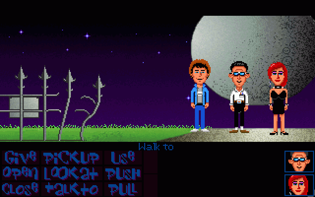 Maniac Mansion Deluxe Windows A familiar sight, but with remarkable graphics!