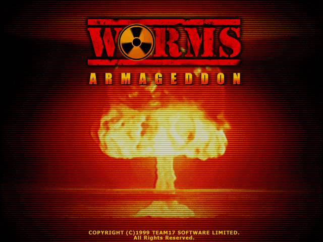 Worms: Armageddon Windows Title screen