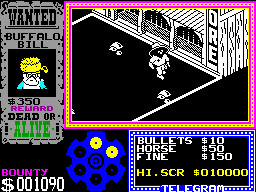 Gunfright ZX Spectrum ZX Spectrum Gameplay