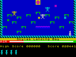 Manic Miner ZX Spectrum Skylab Landing Bay.