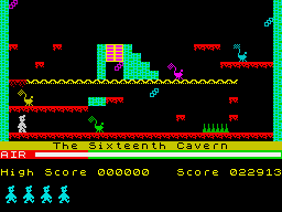 Manic Miner ZX Spectrum The Sixteenth Cavern.