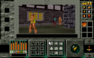 81994-legends-of-valour-dos-screenshot-the-villagers-seem-to-wander.png