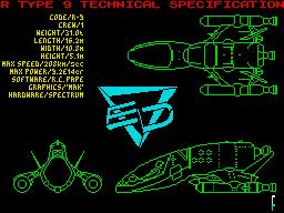 R-Type ZX Spectrum Your ship specs