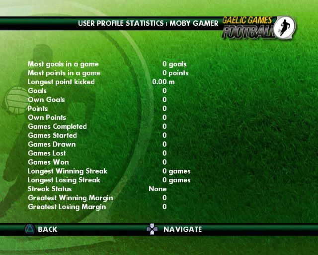 Gaelic Games: Football Screenshots for PlayStation 2 - MobyGames