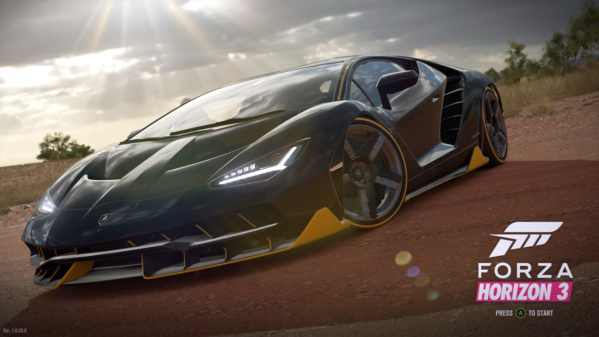 Forza Horizon 3 Xbox One Title screen