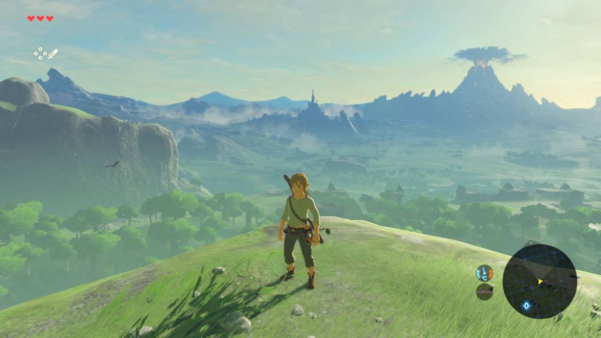 The Legend of Zelda: Breath of the Wild Nintendo Switch A beautiful vista.