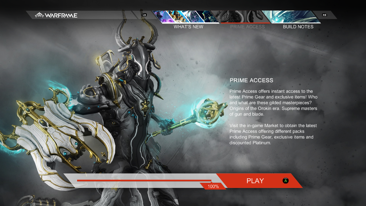 Warframe Oberon Prime Access Pack Screenshots For Xbox One Mobygames