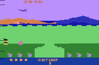 Bobby is Going Home Atari 2600 Starting out on the 1st screen