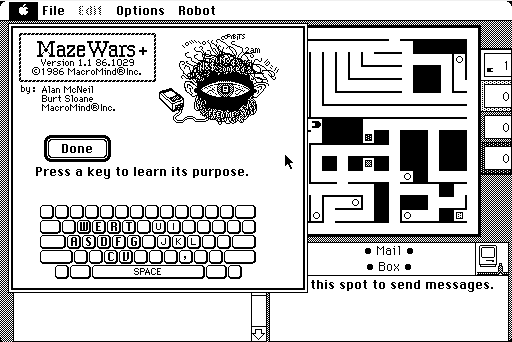 Maze Wars+ Macintosh Credits