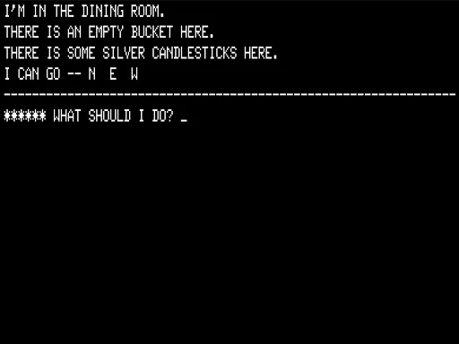 The House of the Seven Gables TRS-80 Exploring the Dining Room