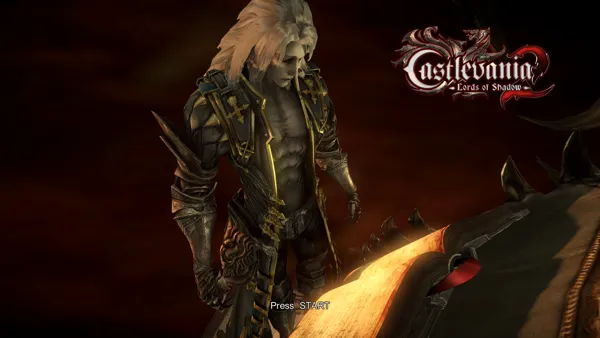Title screen with Alucard