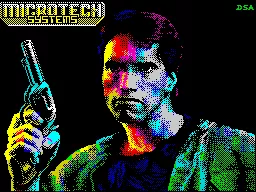 Prv&#xE1; Akcia ZX Spectrum Title screen