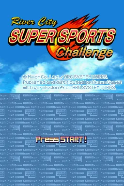 Title screen (River City Super Sports Challenge)