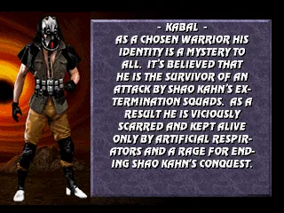 Mortal Kombat 3 PlayStation Kabal