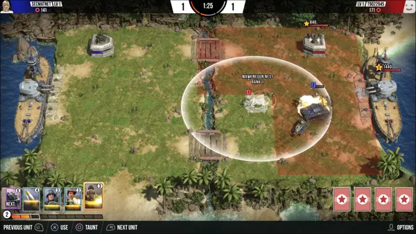 Battle Islands: Commanders PlayStation 4 Gaining momentum on the opponent