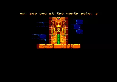 Profanation 2: Escape from Abu Simbel Amstrad CPC Intro shows the end of &#x22;Abu Simbel Profanation&#x22;