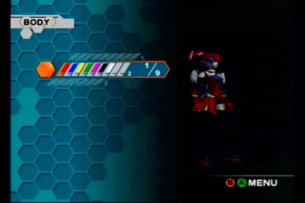 Phantasy Star Online: Episode I &#x26; II GameCube Selecting body color scheme in character select